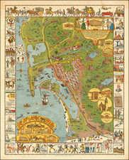 Pictorial Maps and San Diego Map By Jo Mora