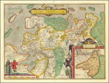 Norddeutschland Map By Abraham Ortelius