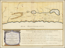 Holy Land Map By Claude-August De Berey