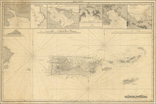 Puerto Rico and Virgin Islands Map By Charles Wilson