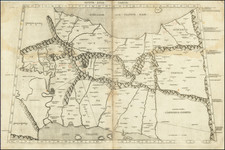 Middle East Map By Claudius Ptolemy / Conrad  Swenheym 