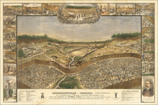 Georgia and Civil War Map By T.J. S. Landis / Thomas O'Dea