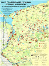 Poland and Politics & Satire Map By Panstwowe Przedsiebiorstwo Wydawnictw Kartograficz