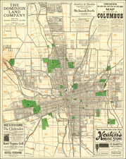 Ohio Map By D. Frank Dreher