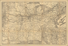 United States, Midwest, Plains and Rocky Mountains Map By Emil Heubach