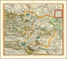 Norddeutschland and Mitteldeutschland Map By Abraham Ortelius