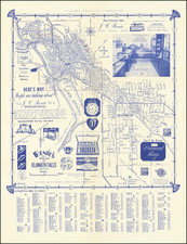 Oregon Map By Jack J. Renie