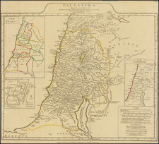 Holy Land Map By Laurie & Whittle