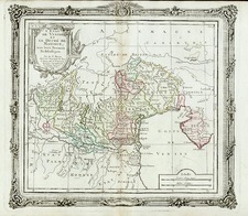 Europe and Italy Map By Louis Brion de la Tour