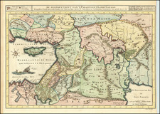 Mediterranean, Holy Land and Turkey & Asia Minor Map By R&J Wetstein