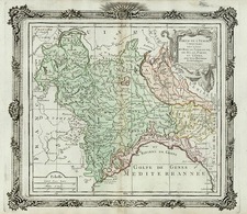 Europe and Italy Map By Louis Brion de la Tour