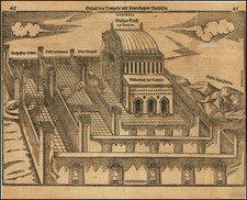 Jerusalem Map By Heinrich Bunting