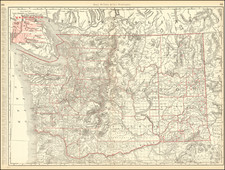 Washington Map By Rand McNally & Company