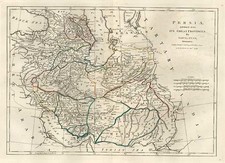 Asia, Central Asia & Caucasus and Middle East Map By Samuel Dunn