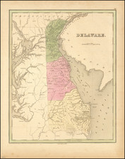 Delaware.  Corrected to 1846. By Thomas Gamaliel Bradford