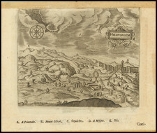 Jerusalem Map By Sir Thomas Herbert