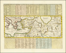 Mediterranean, Central Asia & Caucasus, Turkey & Asia Minor and Greece Map By Henri Chatelain