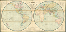 World Map By John B. Netherchit