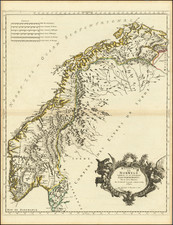 Norway Map By Guillaume Sanson