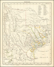 Texas Map By Carl Flemming