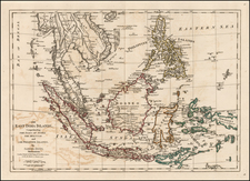 Asia, China, Southeast Asia and Philippines Map By Samuel Dunn