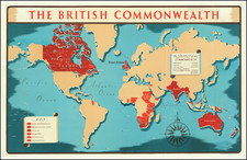 World and British Isles Map By Fosh & Cross