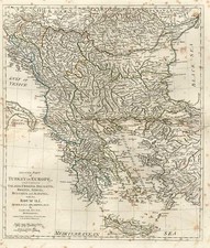 Europe, Balkans, Turkey, Balearic Islands and Greece Map By Samuel Dunn