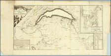 Switzerland Map By Horace-Bénédict de Saussure