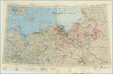 Central & Eastern Europe and World War II Map By Main Directorate of Geodesy and Cartography 