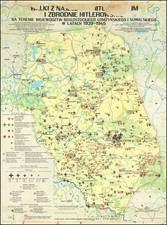 Poland and World War II Map By Panstwowe Przedsiebiorstwo Wydawnictw Kartograficz