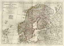 Europe, Baltic Countries and Scandinavia Map By Samuel Dunn