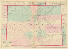 Colorado and Colorado Map By Asher  &  Adams