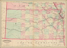 Kansas Map By Asher  &  Adams