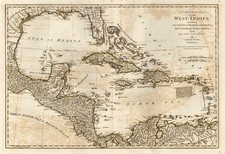 South, Southeast, Caribbean and Central America Map By Samuel Dunn