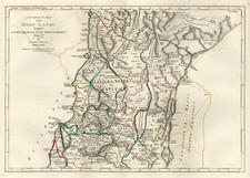 Asia, Middle East and Holy Land Map By Samuel Dunn