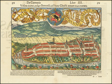 (Bern)  Urbina civitas, vulgo Bernensis, ad hunc Christi annum 1549 exarata By Sebastian Munster