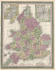 Europe and British Isles Map By Thomas, Cowperthwait & Co.