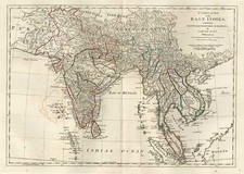 Asia, India, Southeast Asia and Central Asia & Caucasus Map By Samuel Dunn