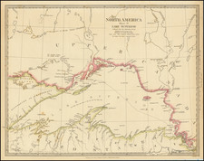 Michigan, Minnesota, Wisconsin and Canada Map By SDUK