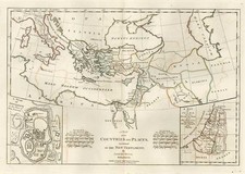 Europe, Mediterranean, Asia, Central Asia & Caucasus, Middle East and Holy Land Map By Samuel Dunn