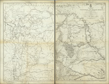 Plains, North Dakota, South Dakota, Rocky Mountains and Wyoming Map By W.F. Raynolds