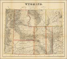 Wyoming Map By G.L. Holt