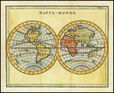 World and California as an Island Map By Anonymous