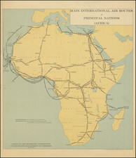 Africa Map By U.S. Coast & Geodetic Survey