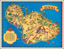 Hawaii, Australia & Oceania and Hawaii Map By Ruth Taylor White