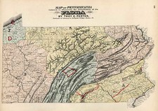 Mid-Atlantic Map By Gray  &  Henry Francis Walling