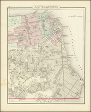 San Francisco & Bay Area Map By O.W. Gray