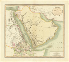 Middle East, North Africa and East Africa Map By John Cary