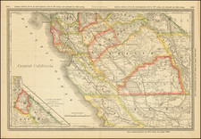 California Map By William Rand  &  Andrew McNally