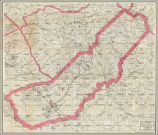 California Map By C.F. Weber Co.